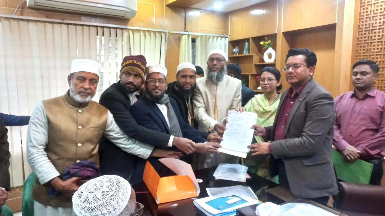 নারায়ণগঞ্জ-৩ আসনে জামায়াত প্রার্থী ইকবাল হোসাইনের মনোনয়ন জমা