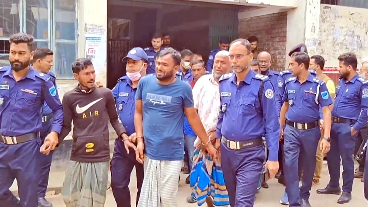 নরসিংদীতে কিশোরীকে সঙ্ঘবদ্ধ ধর্ষণ-হত্যা : ৭ আসামি রিমান্ডে