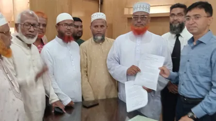 নীলফামারীতে ৫ দফা দাবিতে ডিসিকে জামায়াতের স্মারকলিপি