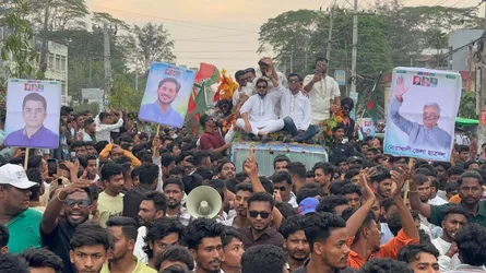 নোয়াখালীতে ছাত্রদলের শোভাযাত্রা