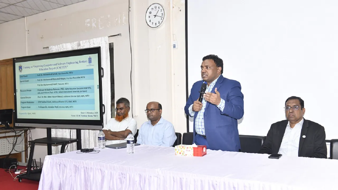 নোবিপ্রবিতে প্রজেক্ট প্রপোজাল রাইটিং বিষয়ক প্রশিক্ষণ