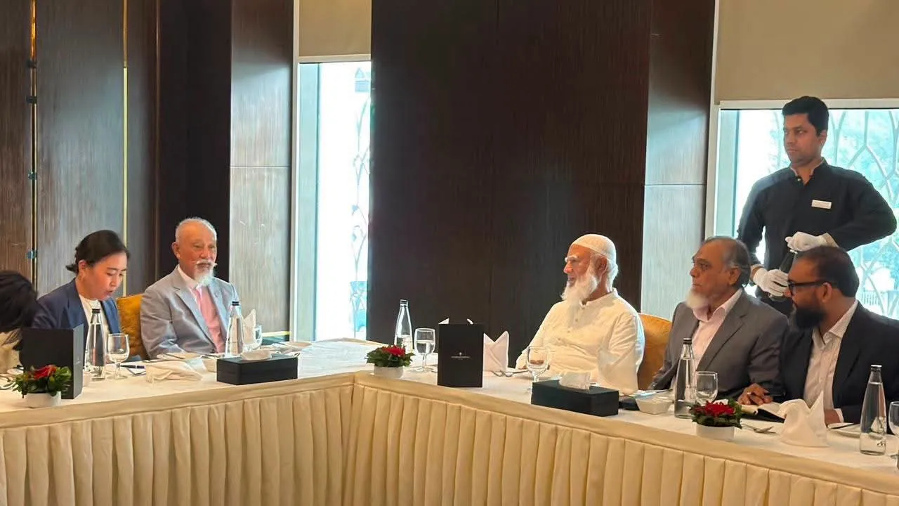 নিপ্পন ফাউন্ডেশনের চেয়ারম্যানের সাথে জামায়াত আমিরের সাক্ষাৎ