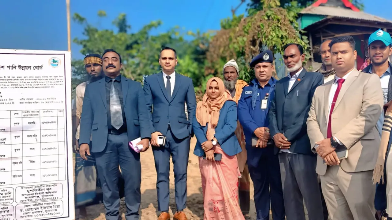 ‘হাওরের ফসল রক্ষা বাঁধের কাজে অনিয়ম হলে কোনো ছাড় নেই‘