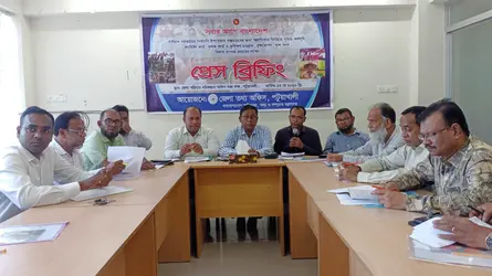 পটুয়াখালীতে সরকারের নির্বাচনী ইশতেহার বাস্তবায়ন ও জনসচেতনতায় প্রেস ব্রিফিং