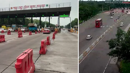 পদ্মা সেতুতে ১৪ ঘণ্টায় ২৫ হাজার ২৩টি যানবাহন পারাপার