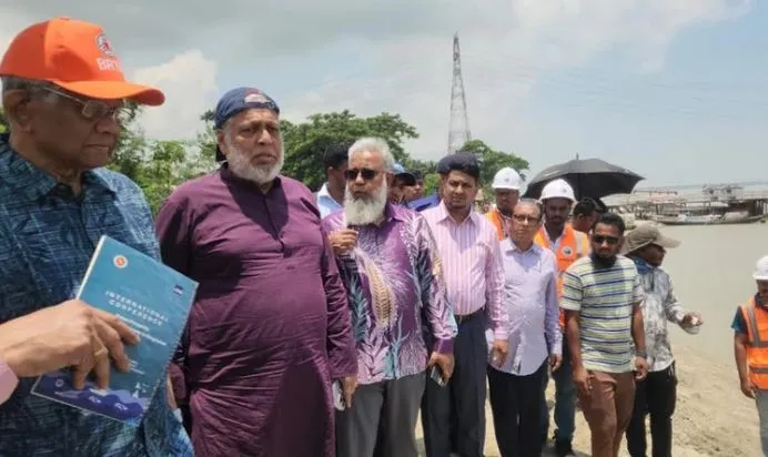 পদ্মাসেতু রক্ষা বাঁধের ভাঙ্গন রোধে অতি দ্রুত কার্যক্রম শুরু হবে