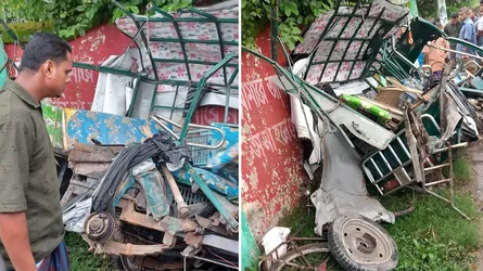 কিশোরগঞ্জে ট্রাক-অটোরিকশার সংঘর্ষ, নিহত ২