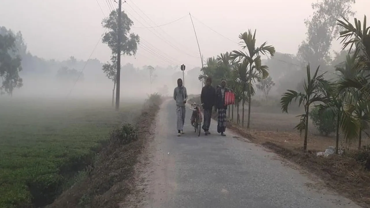 তেতুঁলিয়ায় তাপমাত্রা ৯.৩ ডিগ্রি সেলসিয়াস
