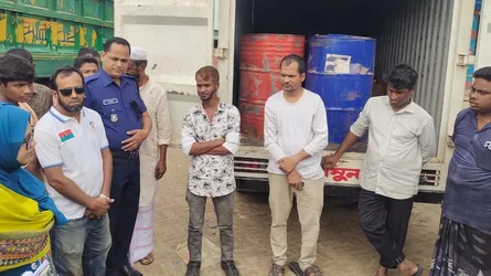 পূর্বধলায় গিরিপথ ফিলিং স্টেশনের ম্যানেজারকে জরিমানা