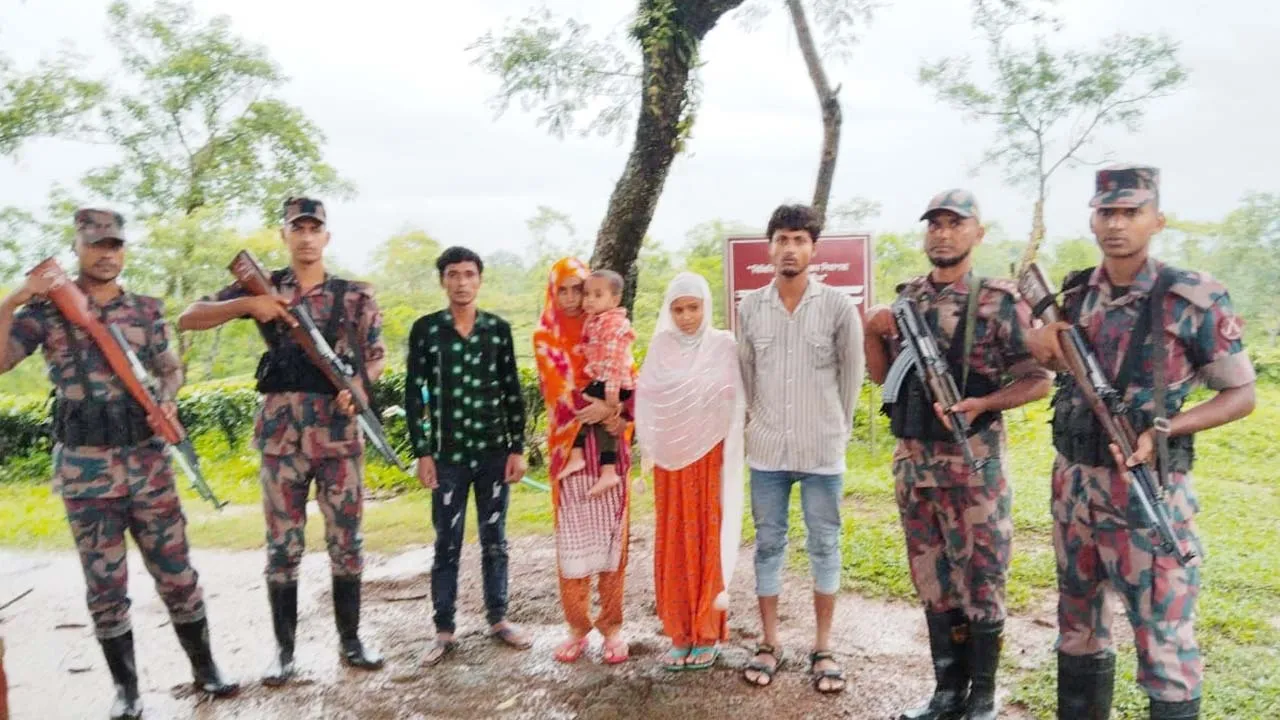 কমলগঞ্জ সীমান্ত দিয়ে ফের ১৯ জনকে পুশ ইন