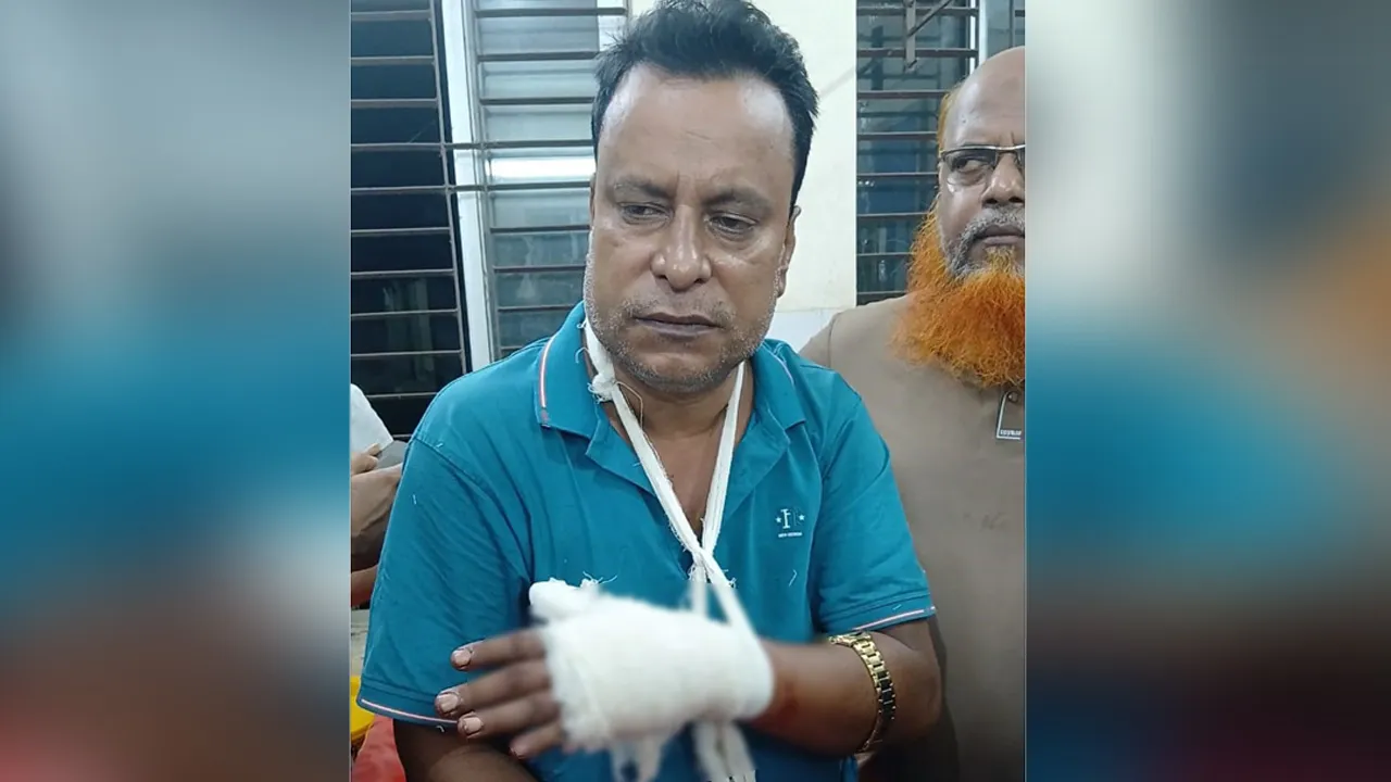 রাজাপুরে যুবদল নেতাকে কুপিয়ে জখম
