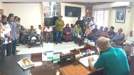 রংপুরে গণমাধ্যমকর্মীদের মিট দ্যা পুলিশ কমিশনার কর্মসূচি পালন