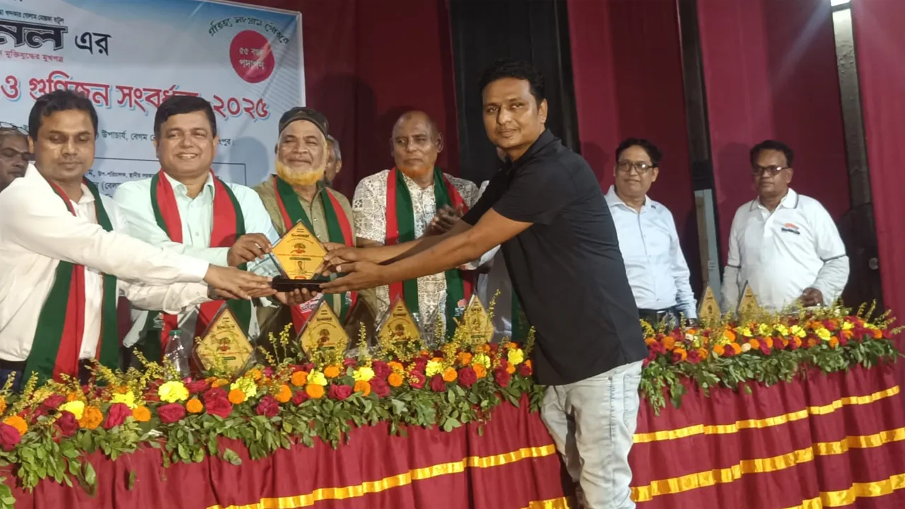 সাংবাদিক ও সংগঠক সম্মামনা পেলেন নয়া দিগন্তের মাজহার
