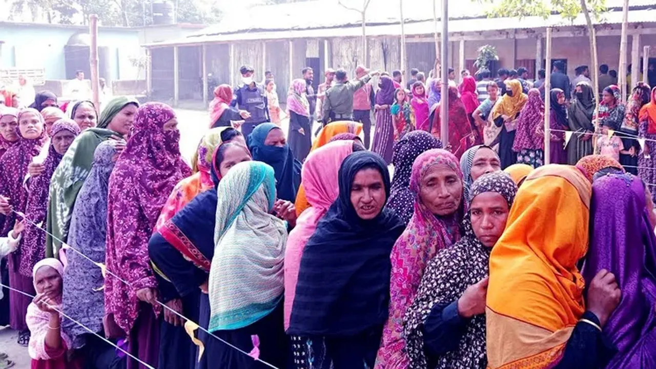 রংপুর বিভাগে ভোটার উপস্থিতি প্রায় ৭০ শতাংশ