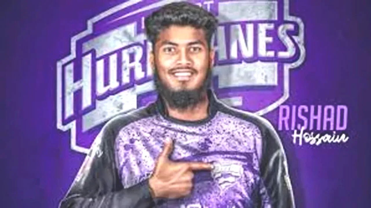 টানা দ্বিতীয়বার বিগ ব্যাশে হোবার্ট দলে রিশাদ