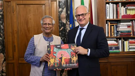 বাংলাদেশী কমিউনিটিকে সহায়তা দেয়ায় রোমের মেয়রকে প্রধান উপদেষ্টার ধন্যবাদ