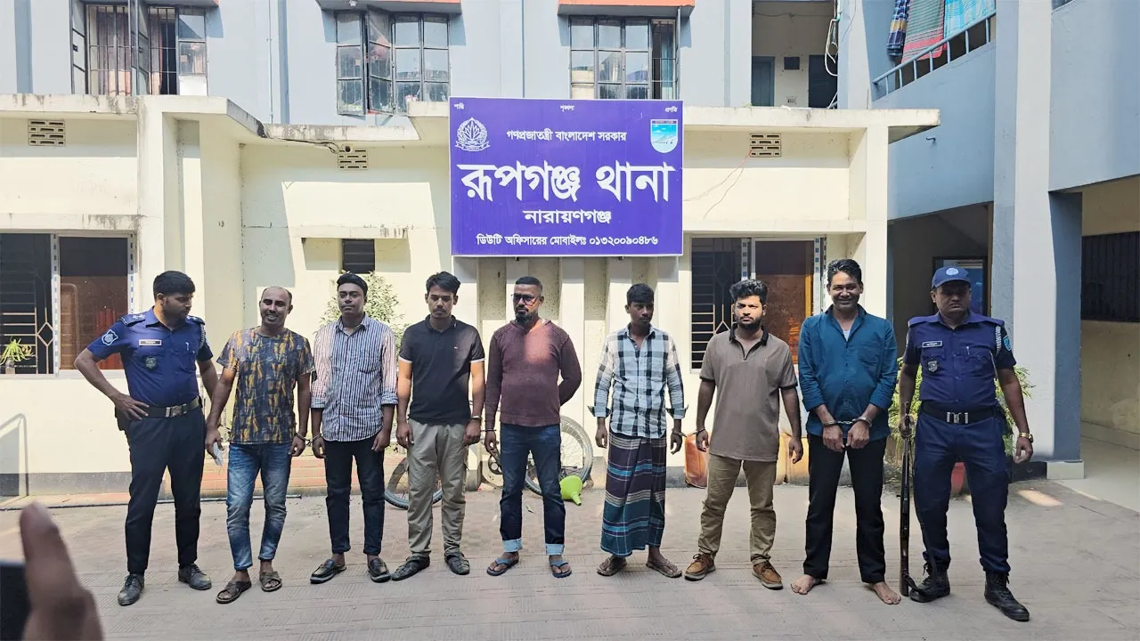 রূপগঞ্জে ছাত্রলীগের ৭ নেতাকর্মী আটক