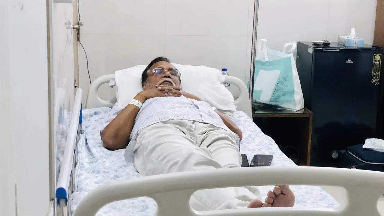বিএনপি চেয়ারপারসনের উপদেষ্টা বীর মুক্তিযোদ্ধা আবদুস সালাম হাসপাতালে