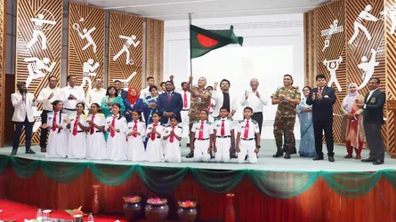 বিকেএসপি’র থিম সং ‘এসো স্বদেশের পতাকা উড়াই’