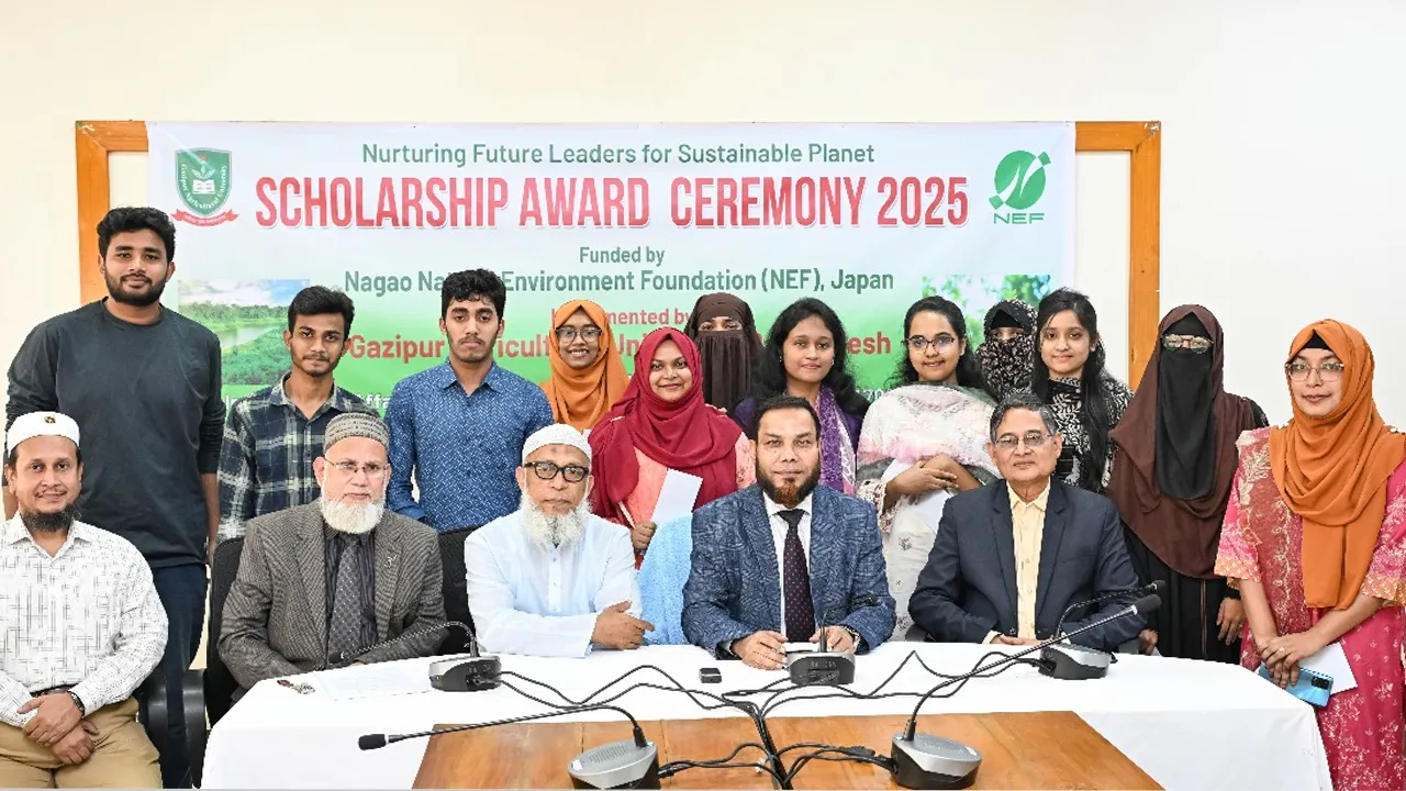 গাকৃবির ১২ শিক্ষার্থীকে জাপানের এনইএফ বৃত্তি