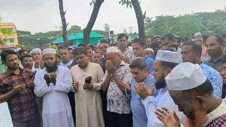 হাতিয়ায় শহীদ রিজভীর কবর জিয়ারত করলেন বিএনপি নেতা শামীম