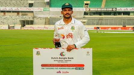দেশ সেরা টেস্ট অধিনায়ক নাজমুল হোসেন শান্ত!