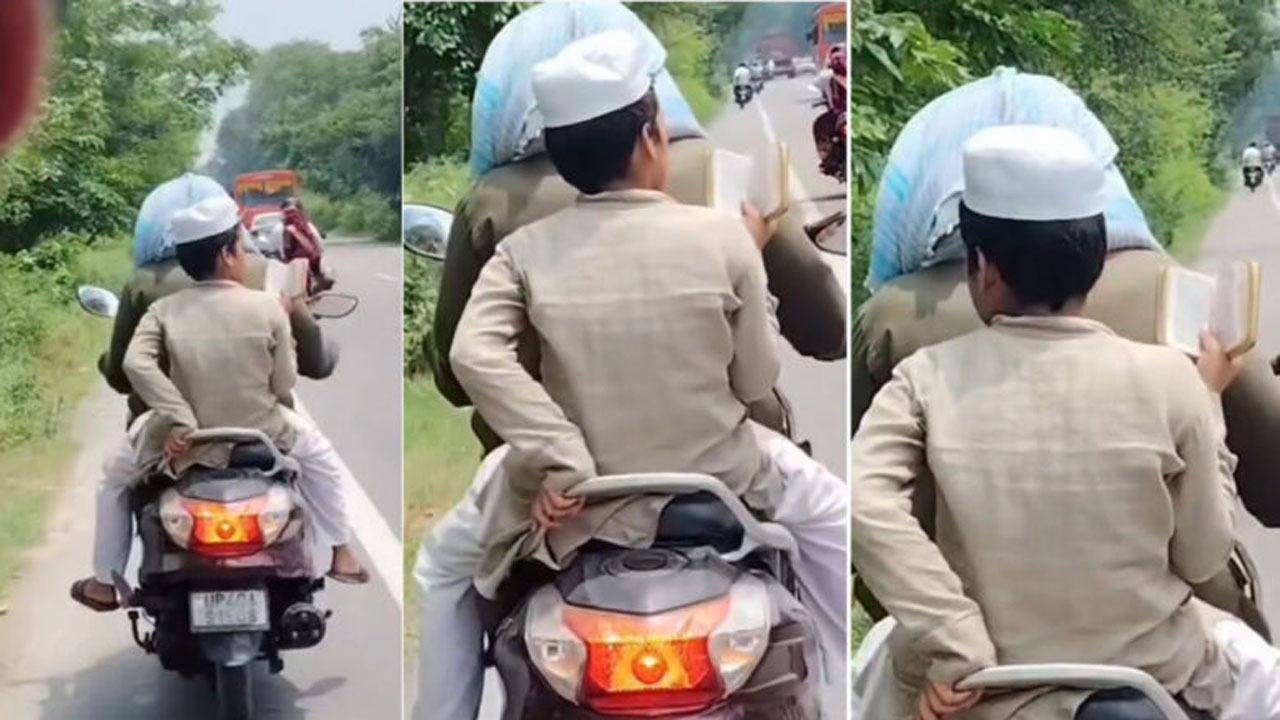স্কুটারে-কোরআন-তেলাওয়াত