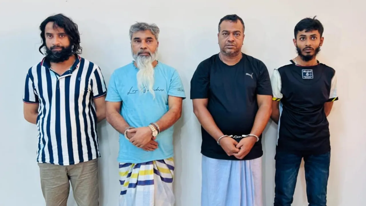 শীর্ষ সন্ত্রাসী সুব্রত বাইন ও মোল্লা মাসুদসহ গ্রেফতার ৪
