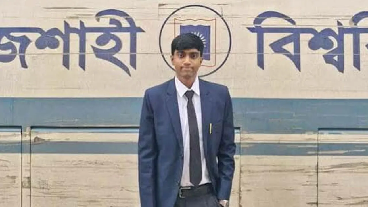রাকসুতে শিবির প্যানেল থেকে জয়ী হলেন সনাতন ধর্মালম্বী সুজন