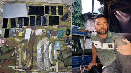 সৈয়দপুরে অস্ত্র ও সেনাবাহিনীর পোশাকের কাপড়সহ আটক ১