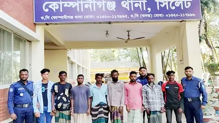 সিলেটে অবৈধ বালু উত্তোলন : ৮ জনকে কারাদণ্ড