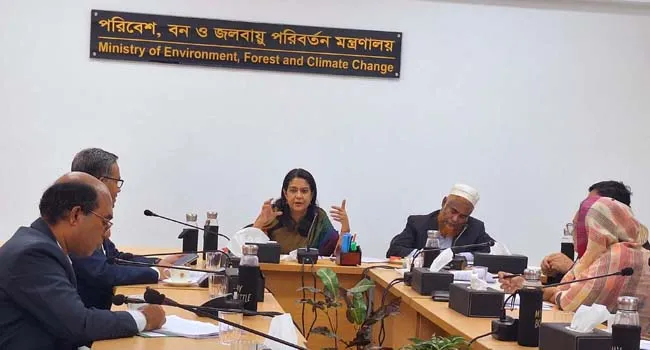 উপদেষ্টা রিজওয়ানা হাসান মন্ত্রণালয়ের সভাকক্ষে ২০২৪-২০২৫ অর্থবছরে এডিপিভুক্ত প্রকল্পগুলো অগ্রগতি শীর্ষক সভায়