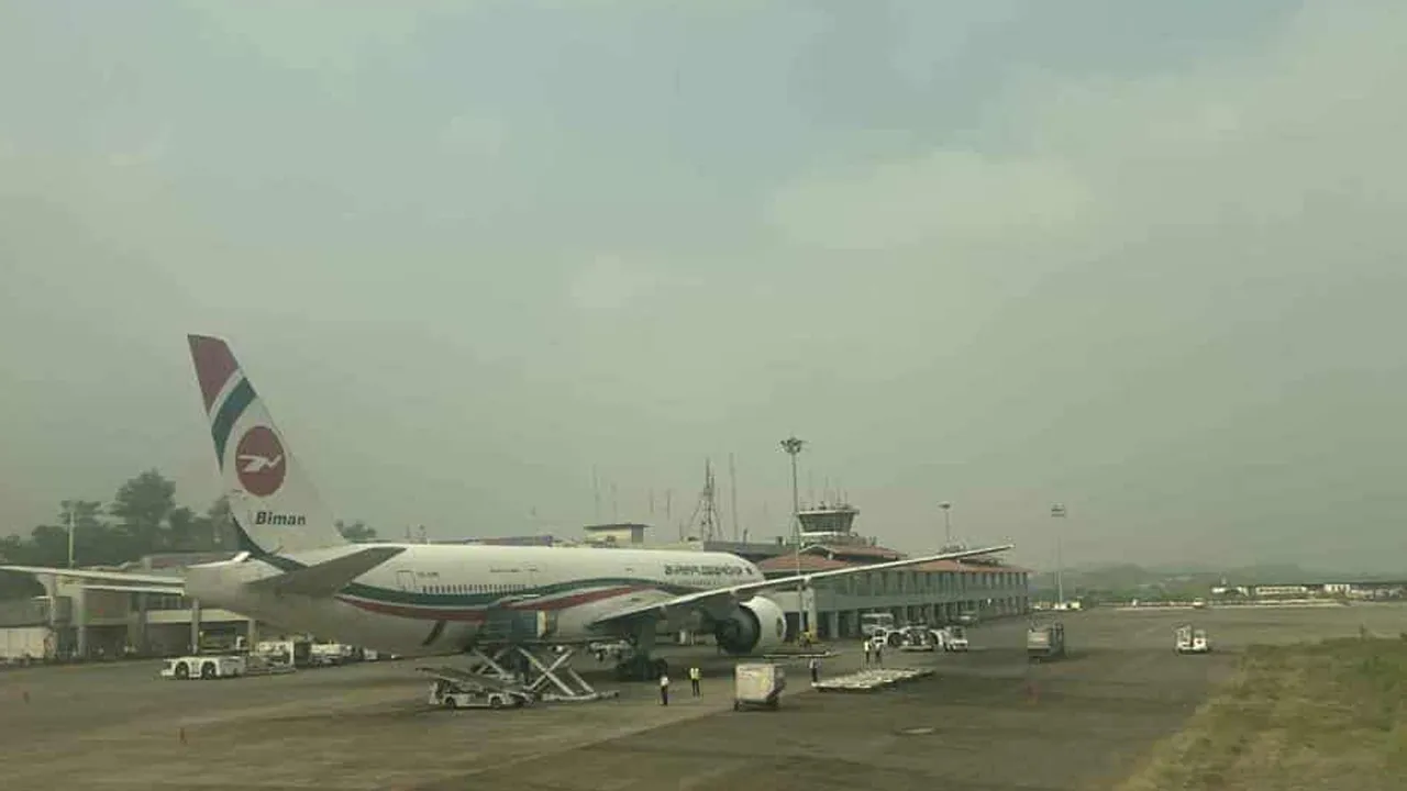 সিলেটে তারেক রহমানের ফ্লাইটের অবতরণ