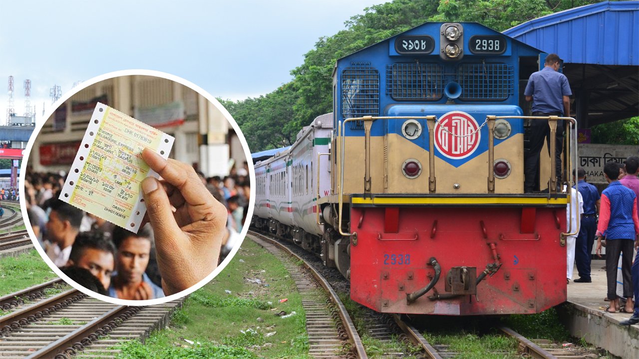 train ticket ট্রেন টিকিট