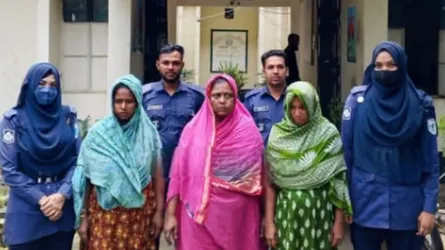 তাহিরপুরে ৭ কেজি গাঁজাসহ ৩ নারী গ্রেফতার