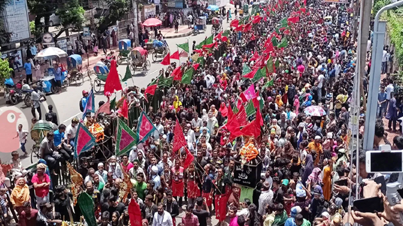 তাজিয়া মিছিলে নিষিদ্ধ থাকছে যা