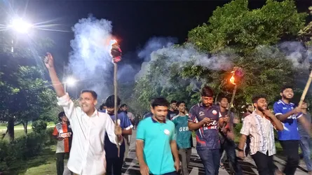 চবিতে নৃশংস হামলার প্রতিবাদে যবিপ্রবিতে বিক্ষোভ