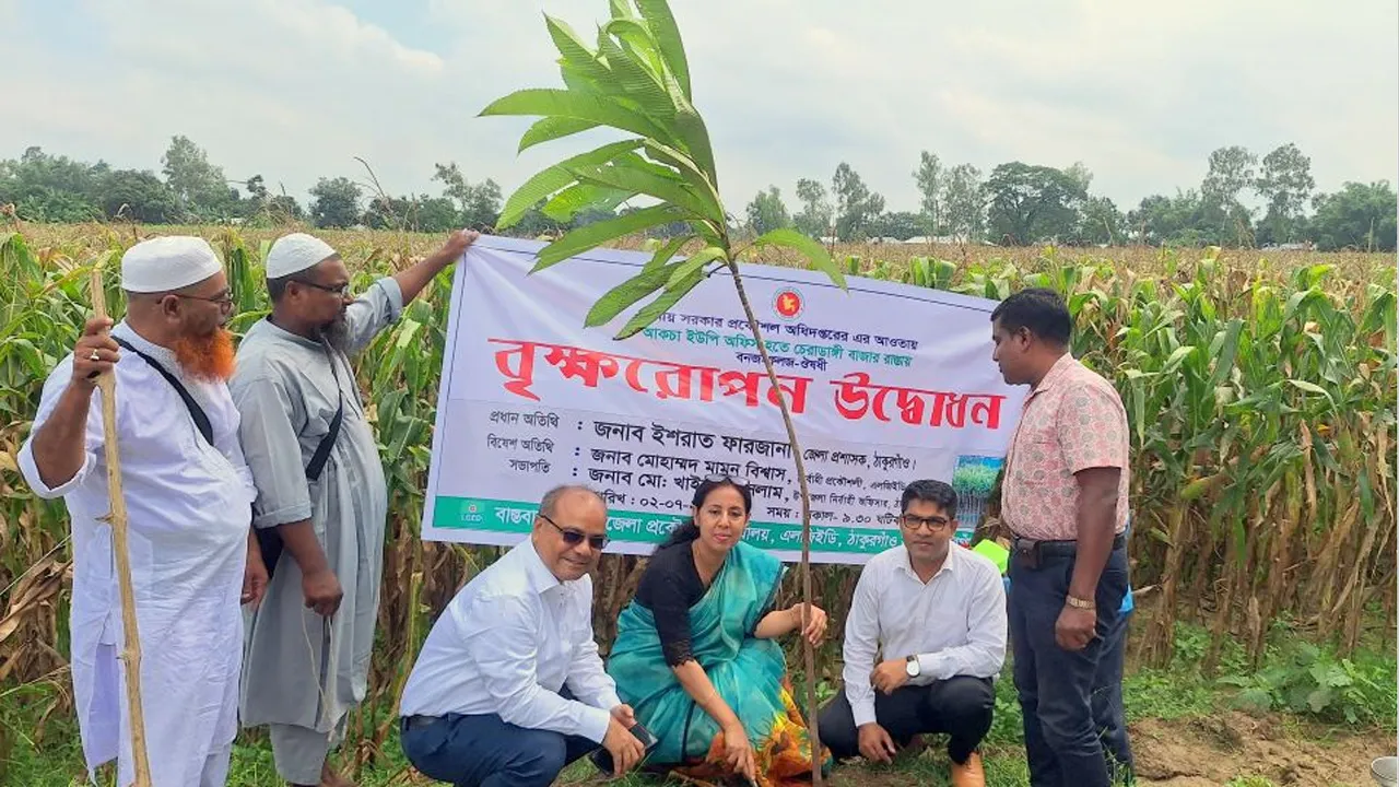 ঠাকুরগাঁওয়ে এলজিইডি’র বৃক্ষরোপণ কার্যক্রম উদ্বোধন