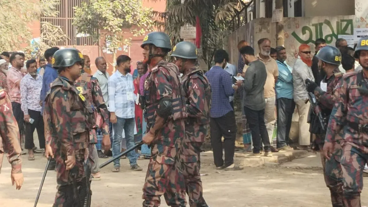 উৎসবমুখর পরিবেশে ভোটগ্রহণ সম্পন্ন
