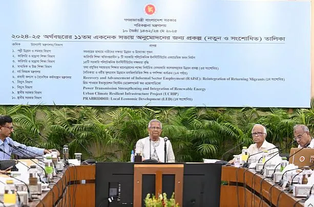 একনেক সভা শেষে রুদ্ধদ্বার বৈঠকে উপদেষ্টারা