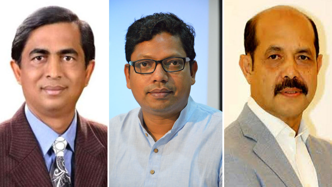 আসাদুর রহমান কিরণ, জুনাইদ আহমেদ পলক ও আতিকুল ইসলাম