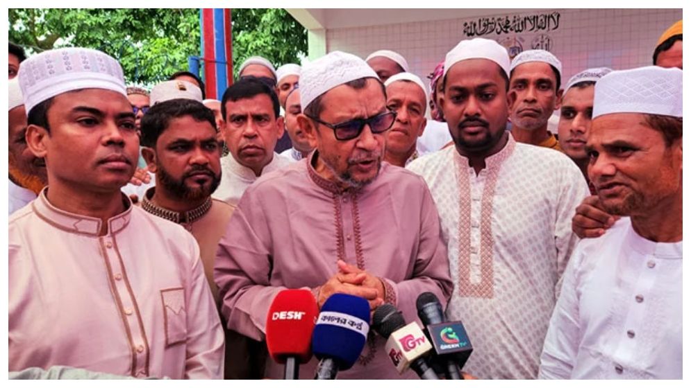 কথা বলছেন স্বাস্থ্য ও পরিবার কল্যাণমন্ত্রী সরদার মো. সাখাওয়াত হোসেন।