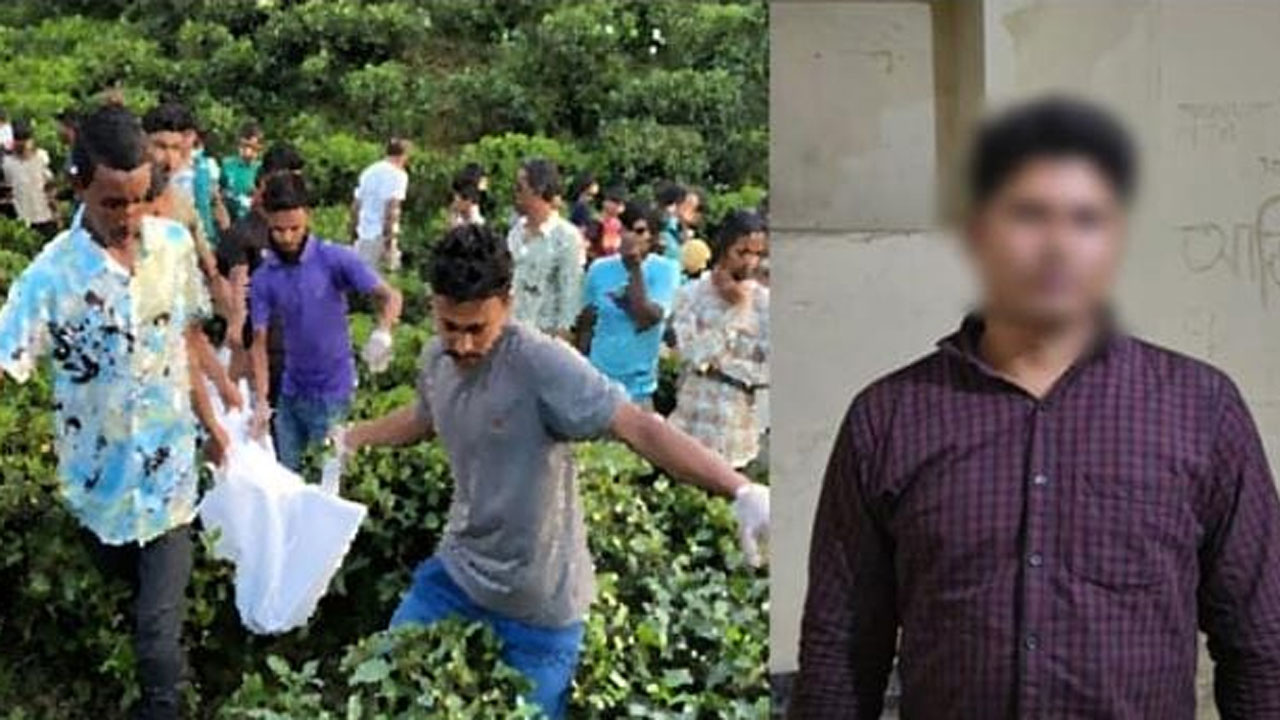 সিলেটে চা বাগানে নারীর লাশ উদ্ধার, স্বামী গ্রেফতার