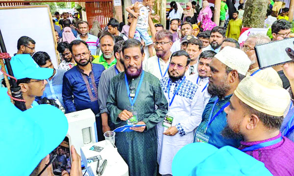মিরপুরে ফ্রি মেডিক্যাল ক্যাম্পে প্রধান অতিথি মোহাম্মদ সেলিম উদ্দিন  : নয়া দিগন্ত