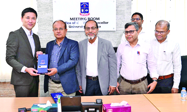 ঢাকা বিশ্ববিদ্যালয়ের ভিসি ড. এ বি এম ওবায়দুল ইসলামের সাথে সাক্ষাৎ করেন জাইকার প্রতিনিধি দল :  নয়া দিগন্ত