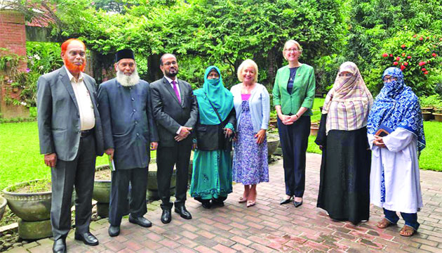 যুক্তরাজ্যের বাণিজ্যদূত ব্যারোনেস রোজি উইন্টারটনের সাথে সৌজন্য সাক্ষাৎ করেন জামায়াতে ইসলামীর নেতারা : নয়া দিগন্ত