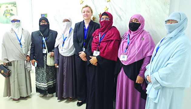 ইইউর ডেপুটি চিফ বাইবা জারিনার সাথে মহিলা জামায়াত নেতারা সৌজন্য সাক্ষাৎ করেন : নয়া দিগন্ত