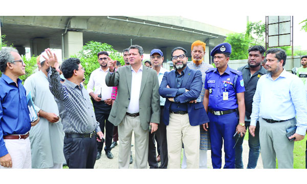 কেরানীগঞ্জে রাজউকের ঝিলমিল আবাসিক প্রকল্প পরিদর্শনে গৃহায়ন ও গণপূর্তমন্ত্রী জাকারিয়া তাহের :  পিআইডি