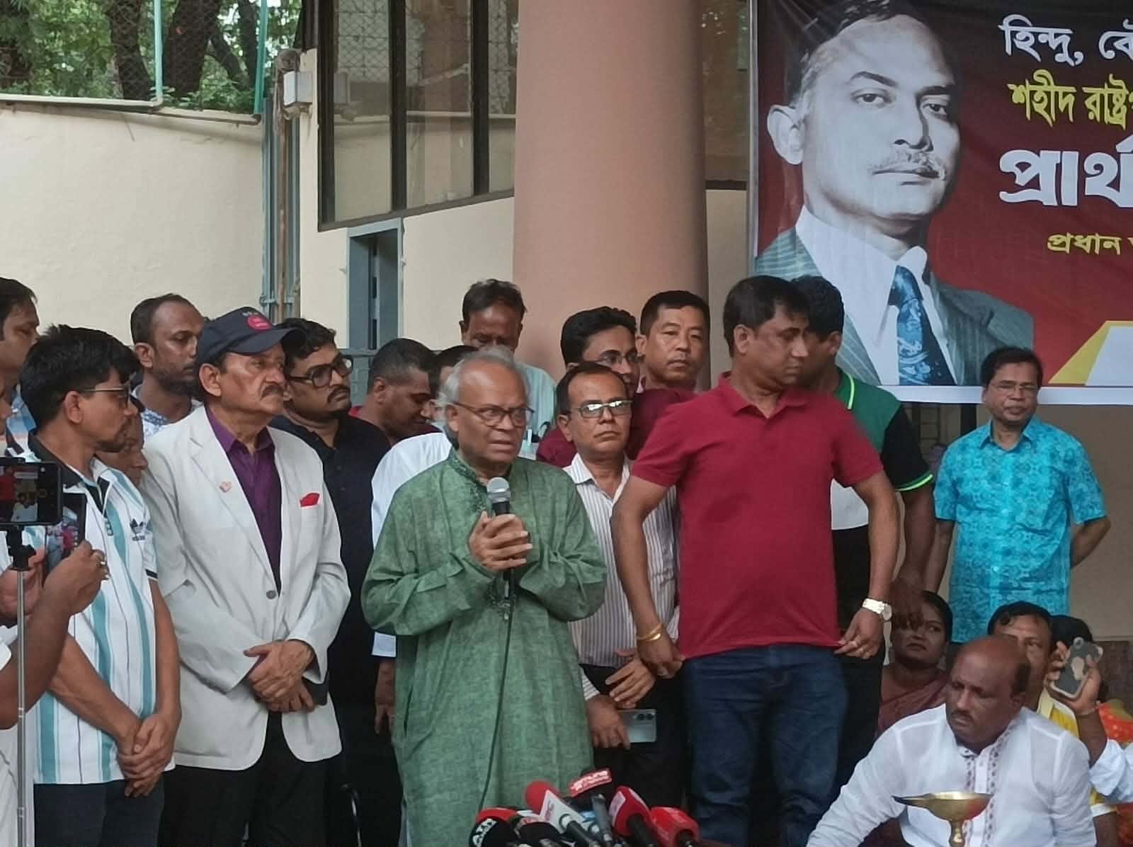 বক্তব্য দেন রুহুল কবির রিজভী