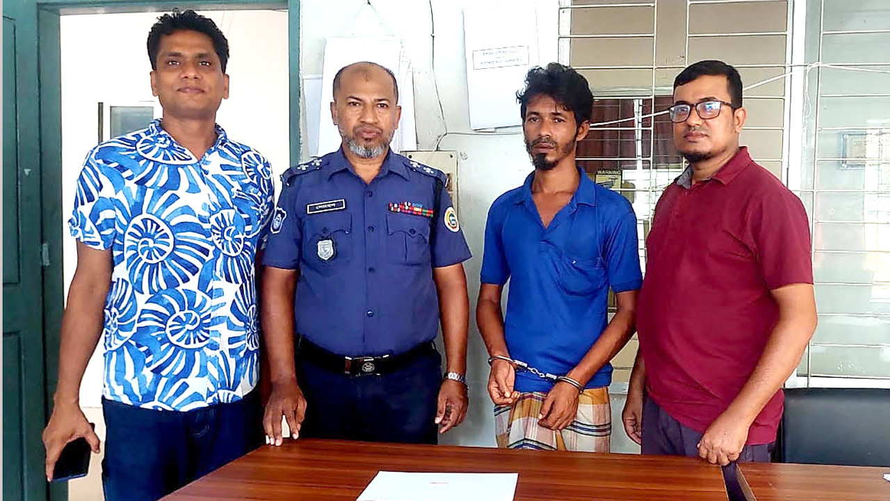 কাঁঠালিয়া থানায় ইয়াবাসহ আটক বেলাল হোসেন
